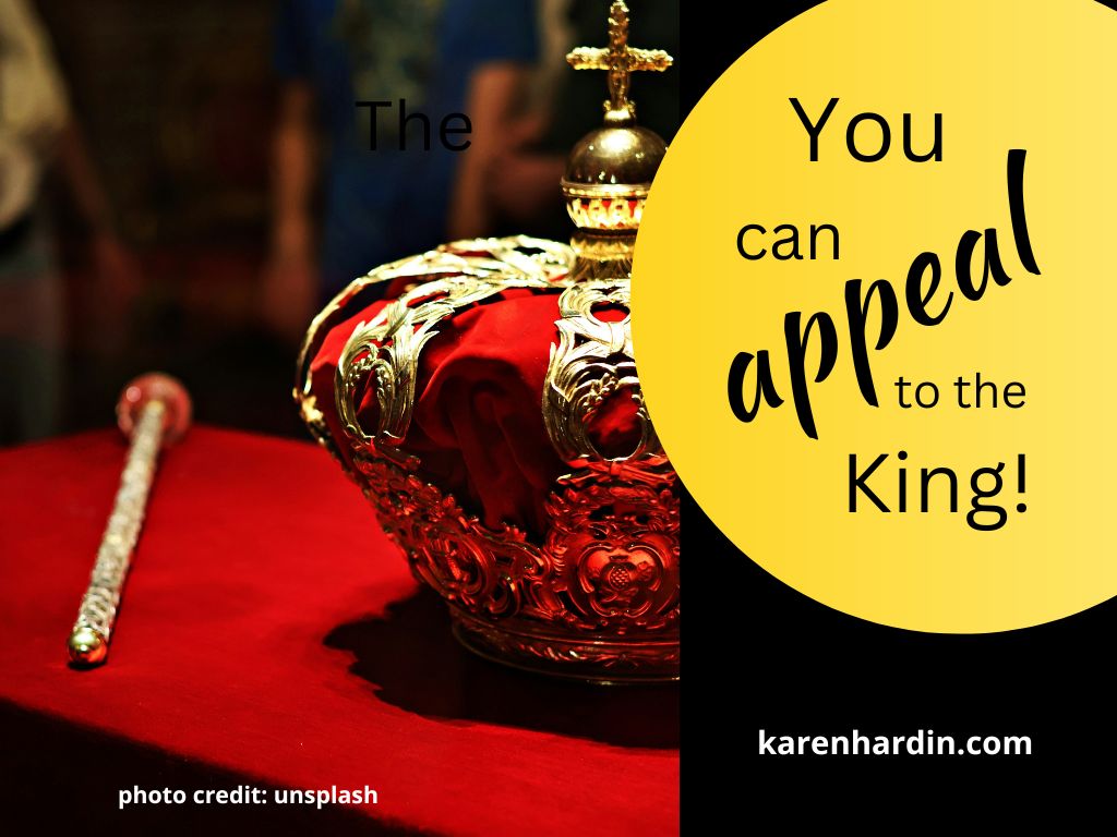 you need to appeal to the king - crown